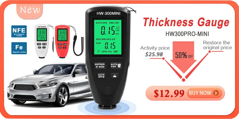 Car Paint Film Automatic Thickness Gauge