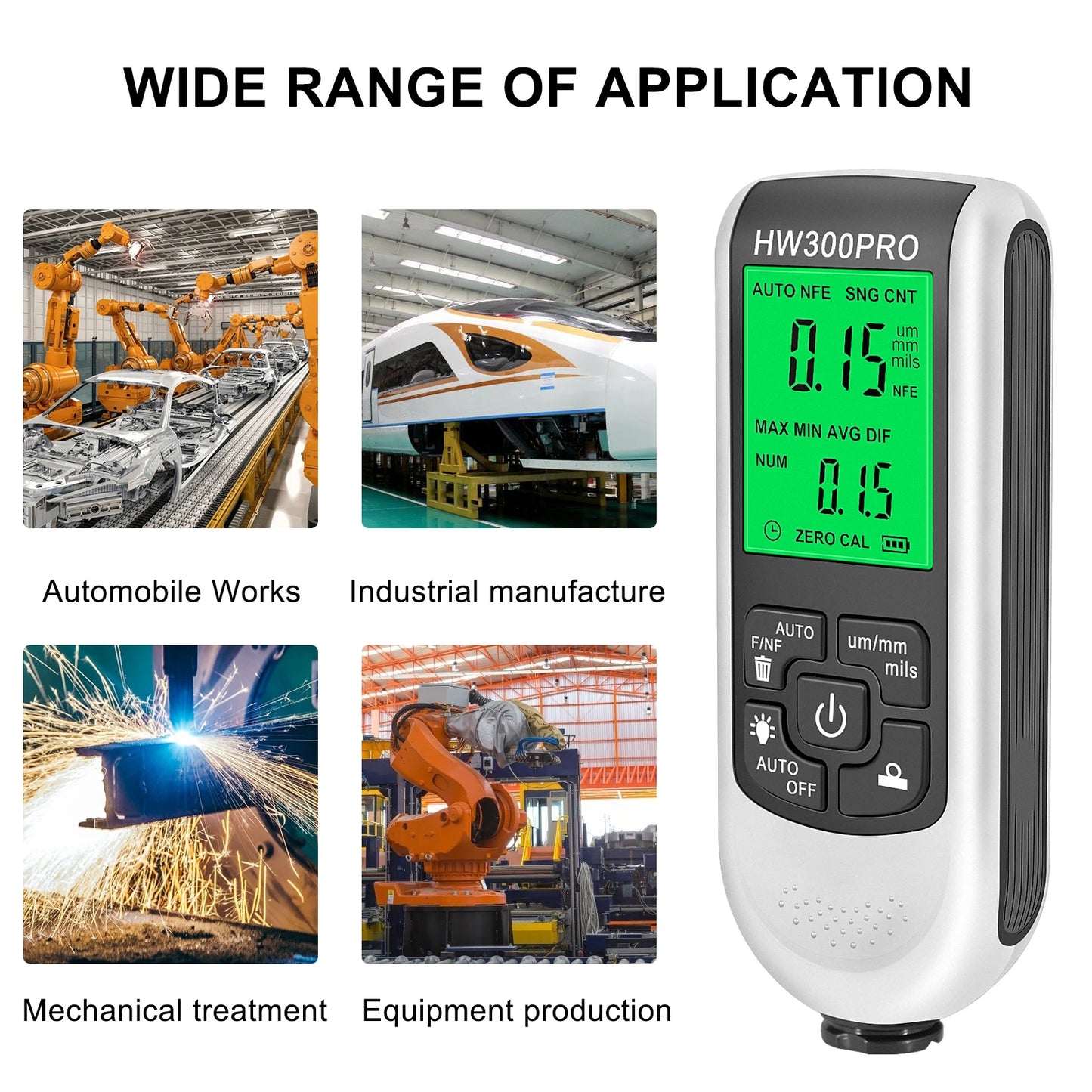 Car Paint Film Automatic Thickness Gauge