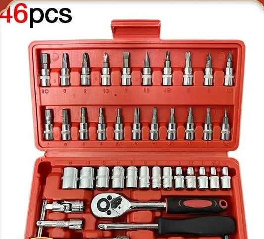 Wrench Set 46 Pcs Tool Kit For Car