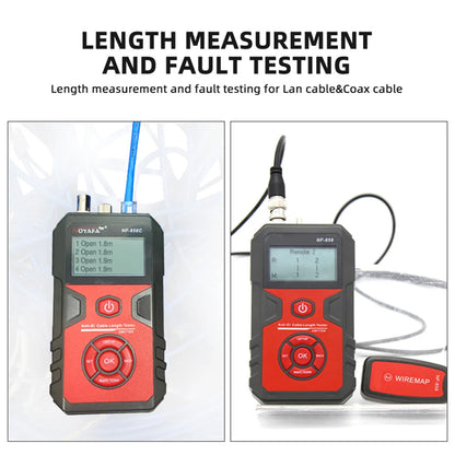 Network Cable Tester Portable Cable Finder Measuring Cable Length and Breakpoints